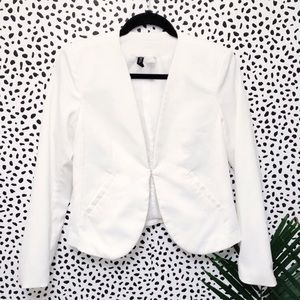 H&M Cropped Peplum Blazers